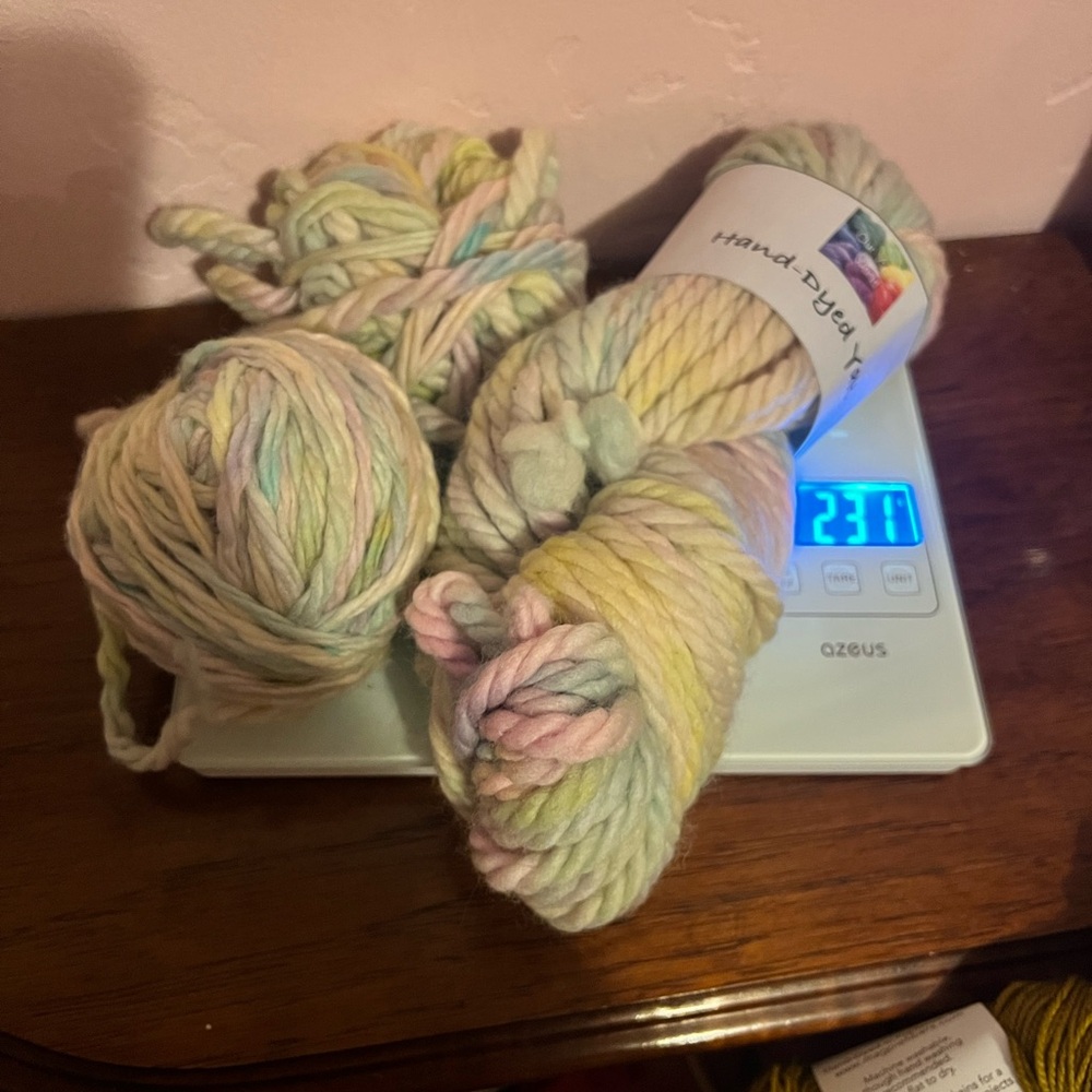 Pastel Rainbow Yarn